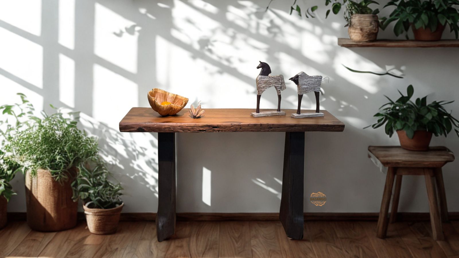 console gỗ lũa